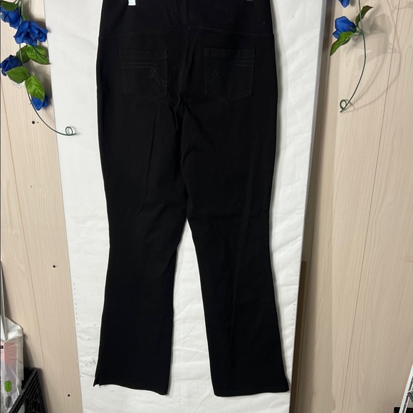 Women with Control Black Boot Cut Pants - Picture 2 of 3